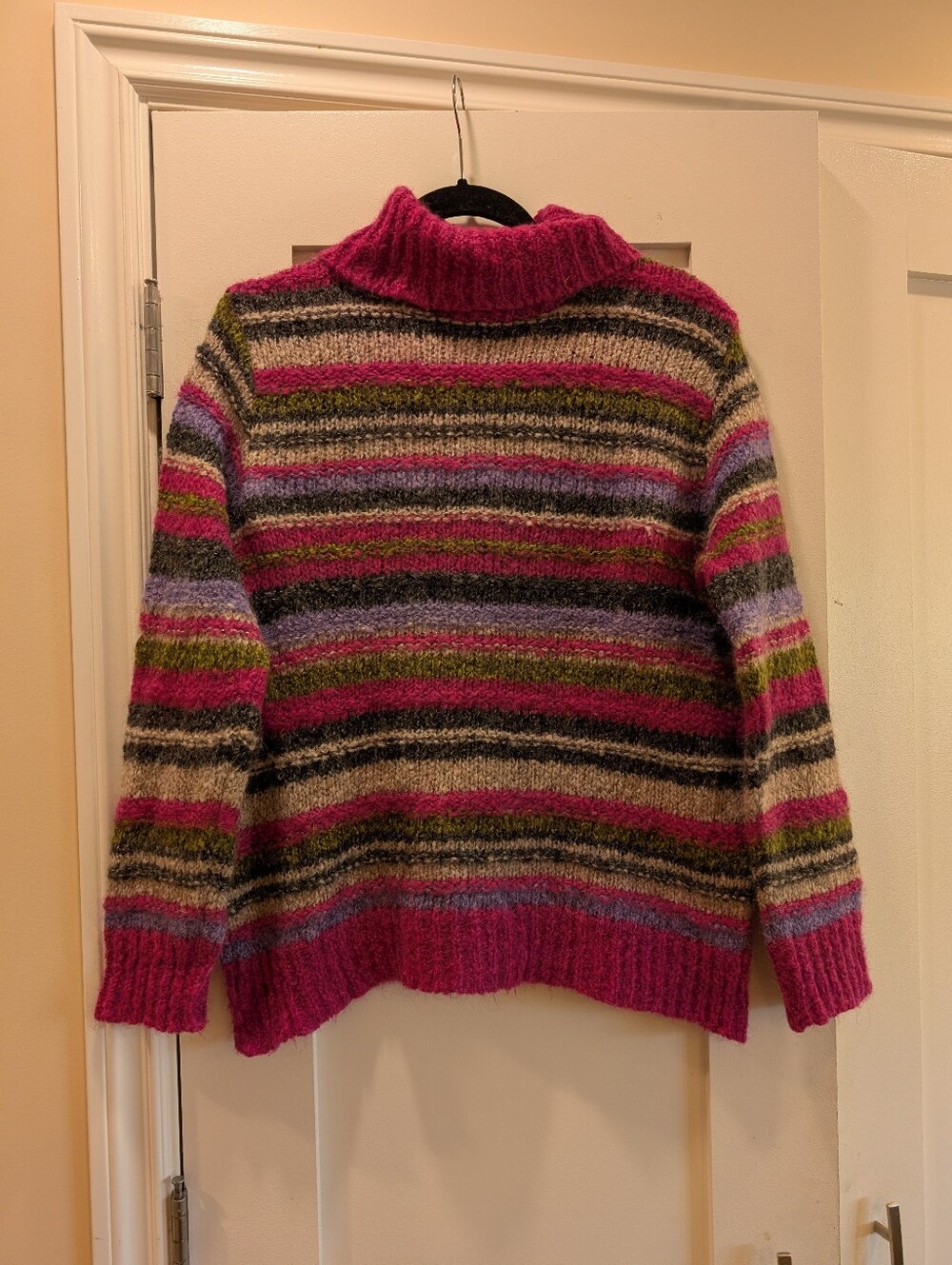 Wool/Alpaca Blend Cowl Neck ,L